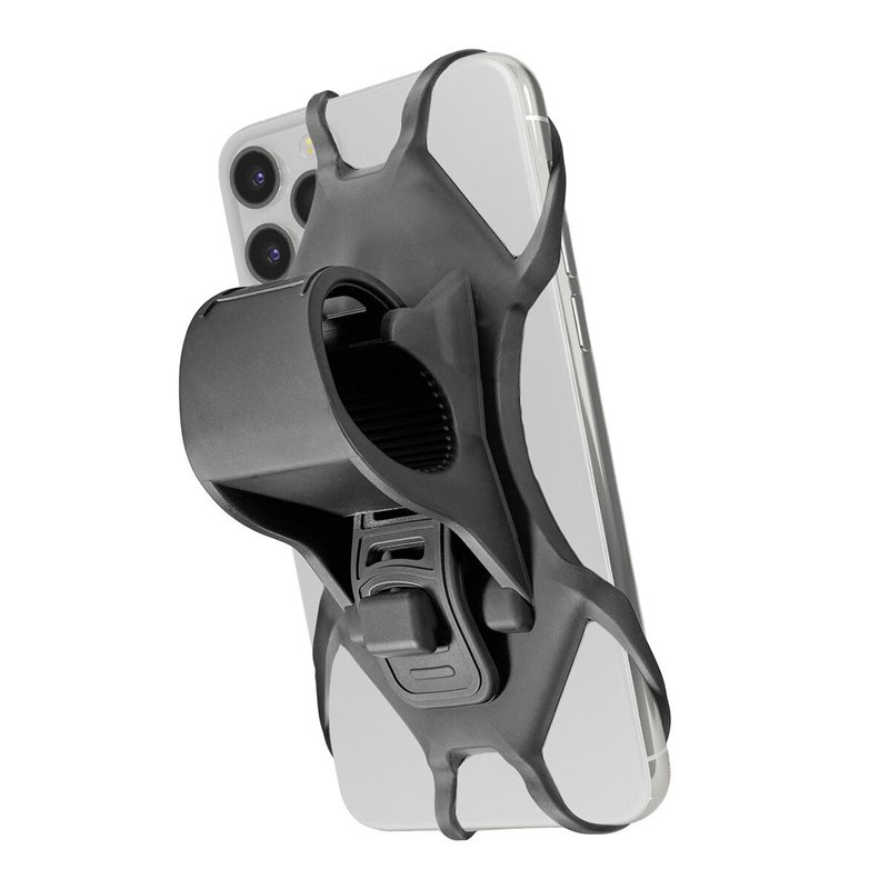 Support Smartphone pour Vélo Celly SWIPEBIKEGR Gris Silicone