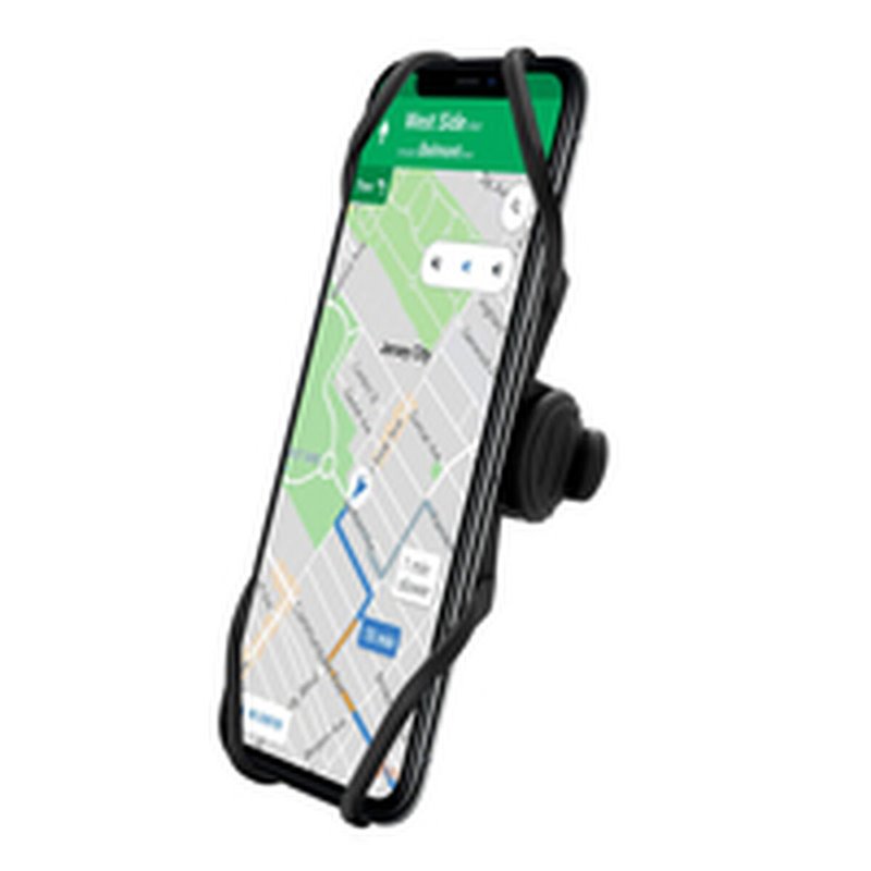 Support Smartphone pour Vélo Celly SWIPEBIKESTEMBK Noir Silicone