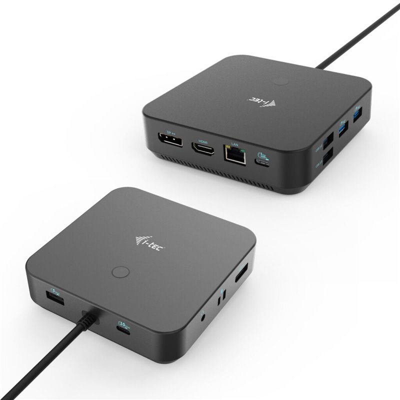 I-Tec USB-C HDMI Dual DP Docking Station with Power Delivery 100 W + Universal Charger 100 W