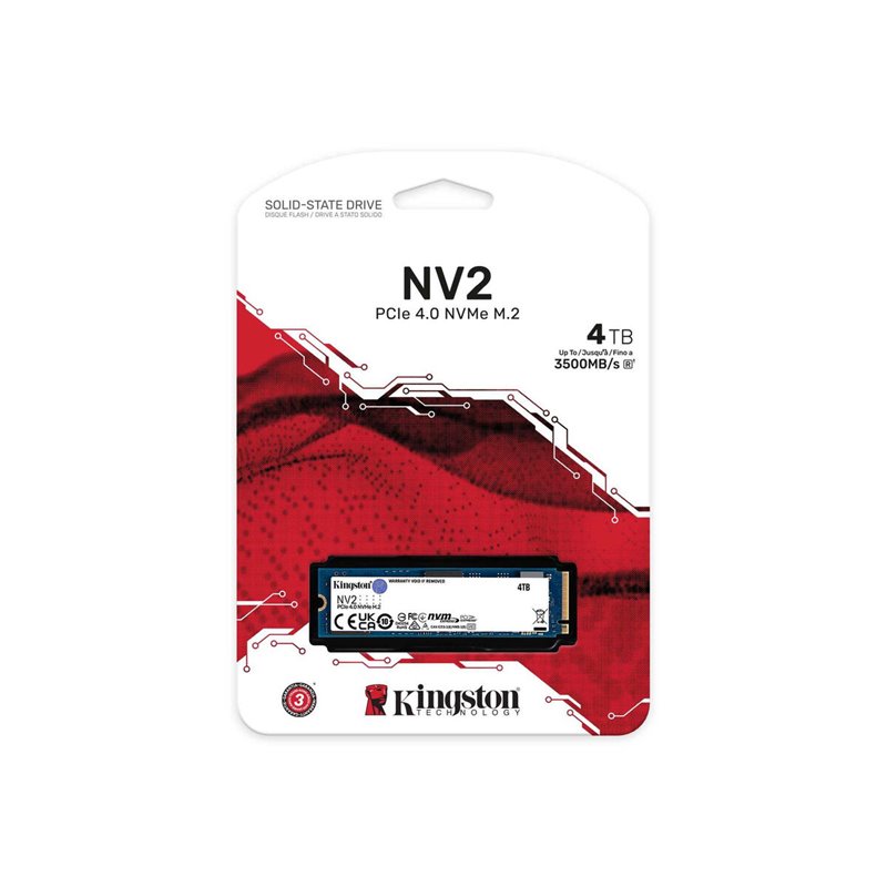 Image secondaire de Kingston Technology 4000G NV2 M.2 2280 PCIe 4.0 NVMe SSD