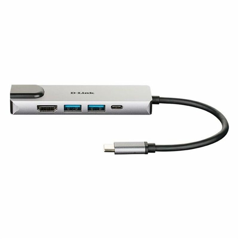 Image secondaire de D-Link DUB-M520 station d'accueil Avec fil Thunderbolt 3 Aluminium, Noir