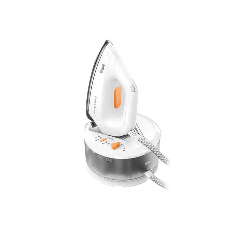 Braun CareStyle Compact IS 2132 2400 W 1,5 L EloxalPlus soleplate Orange, Blanc