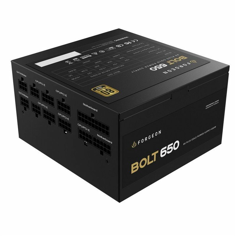 Source d'alimentation Gaming Forgeon Bolt PSU 650W