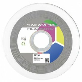 Bobine de filament Sakata 3D 192497 PET-G Ø 1,75 mm Gris 81,99 €