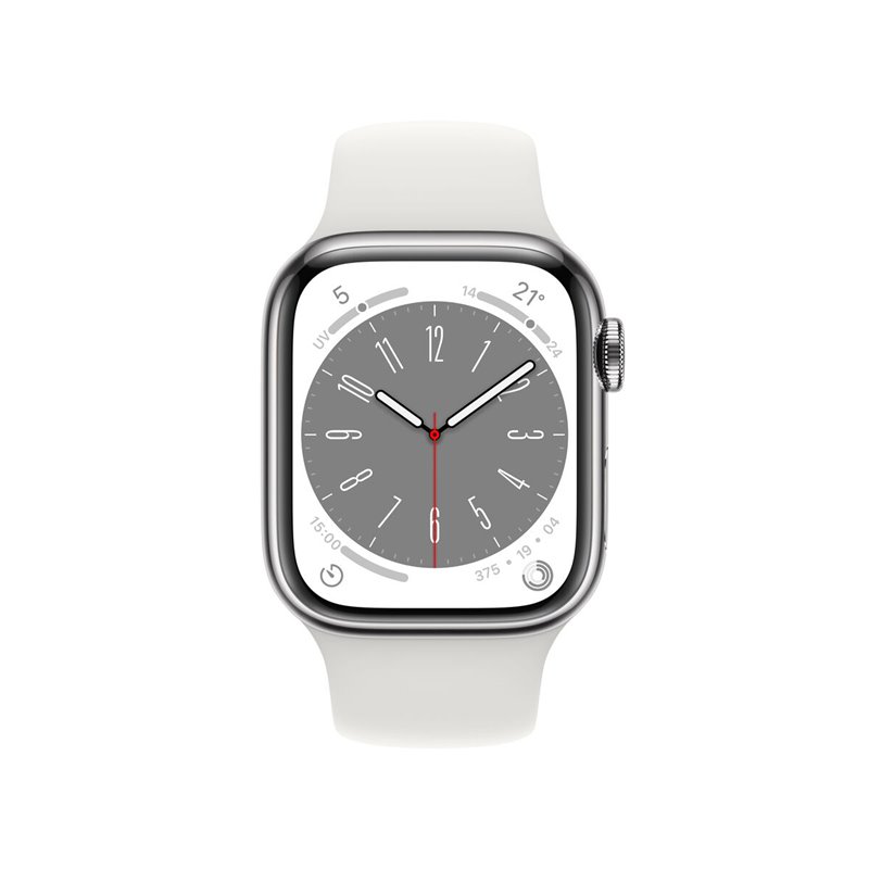 Image secondaire de Montre intelligente Apple Watch Series 8 Blanc 32 GB 41 mm