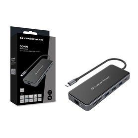 Hub USB Conceptronic DONN15G Gris 89,99 €