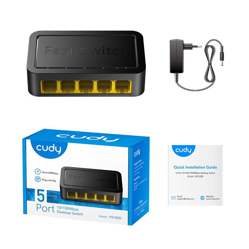 Image secondaire de Switch Cudy FS105D