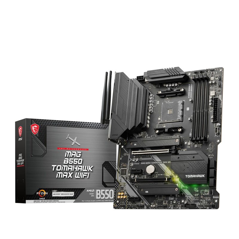 MSI MAG B550 TOMAHAWK MAX WIFI AMD B550 Emplacement AM4 ATX