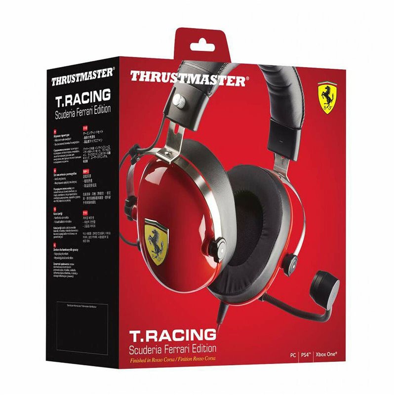 Image secondaire de Casque avec Microphone Gaming ThrustMaster T.Racing Scuderia Ferrari Edition-DTS Rouge