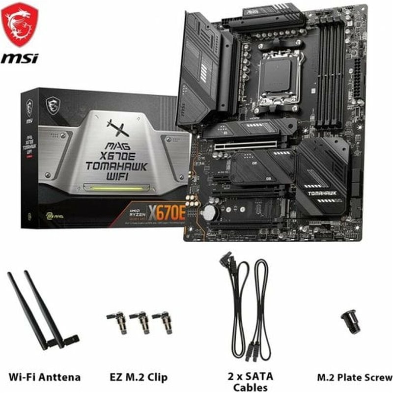 Image secondaire de MSI MAG X670E TOMAHAWK WIFI carte mère AMD X670 Emplacement AM5 ATX