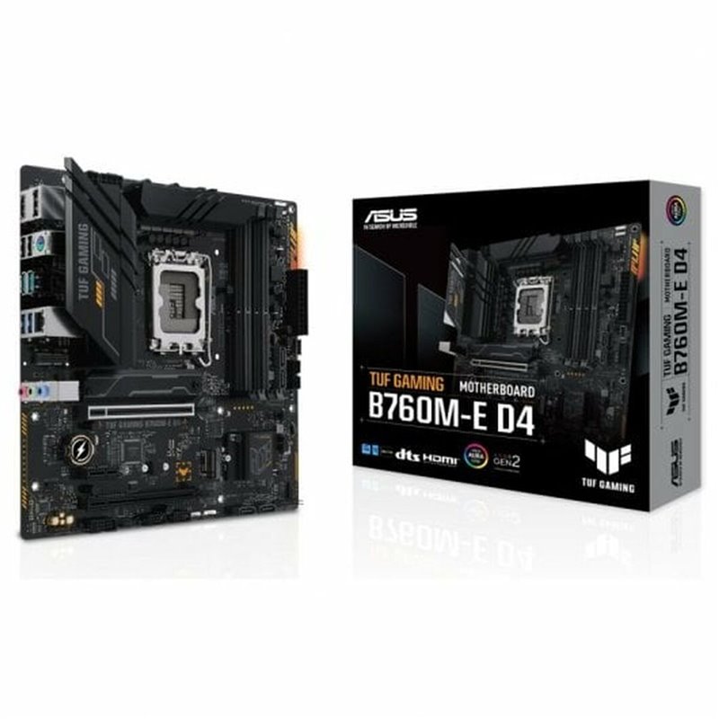 Asus TUF Gaming B760M-E D4 Intel B760 LGA 1700 micro ATX