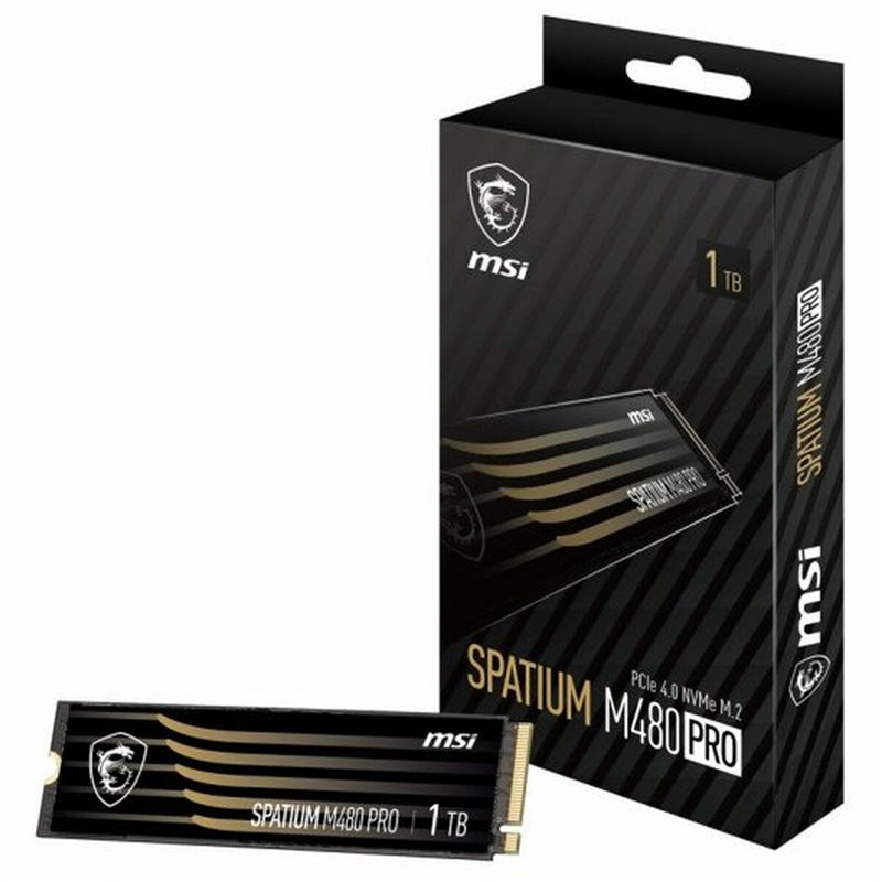 MSI SPATIUM M480 PRO PCIe 4.0 NVMe M.2 1TB 1 To PCI Express 4.0 3D NAND