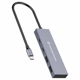 Hub USB Conceptronic HUBBIES13G Gris 51,99 €
