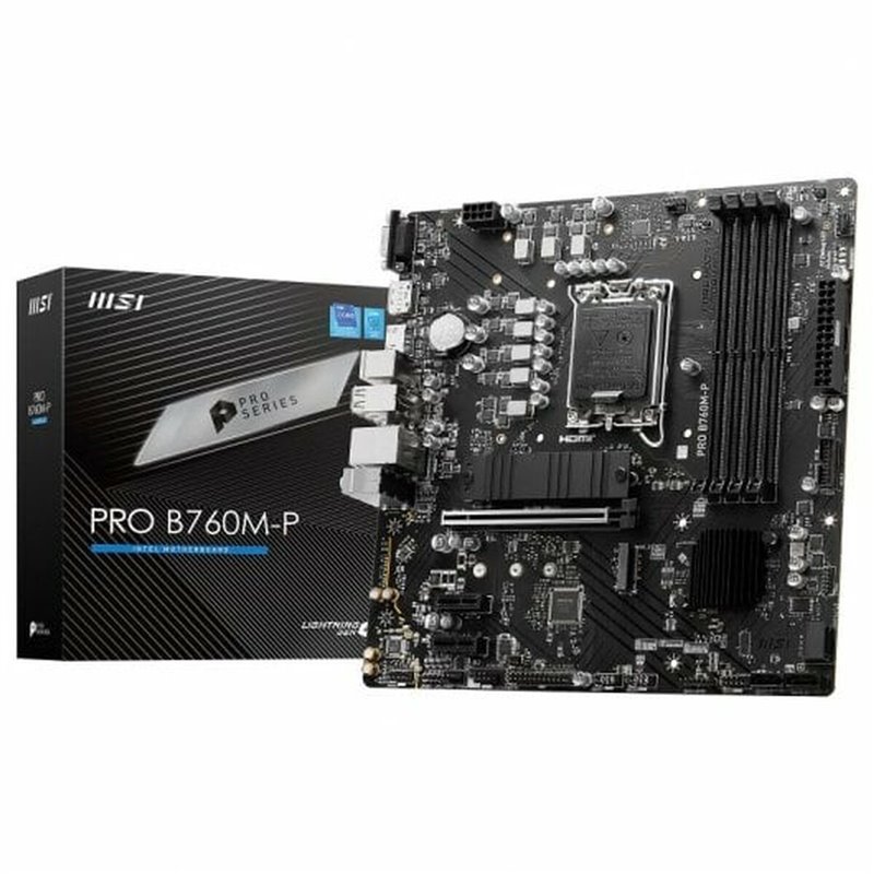 MSI PRO B760M-P carte mère Intel B760 LGA 1700 micro ATX