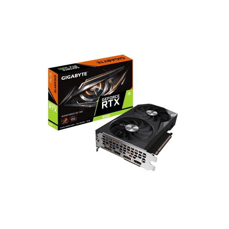 Gigabyte GeForce RTX 3060 WINDFORCE OC 12G (rev. 2.0) Nvidia 12 Go GDDR6