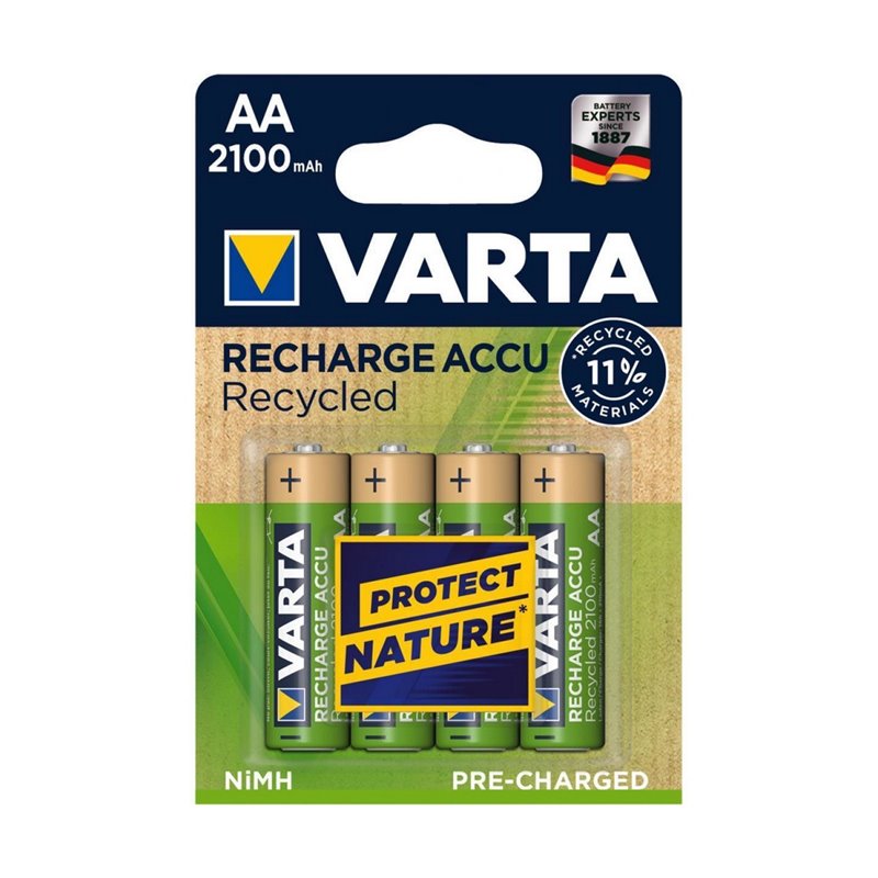 Varta Recycled AA 2100mAh Batterie rechargeable Hybrides nickel-métal (NiMH)