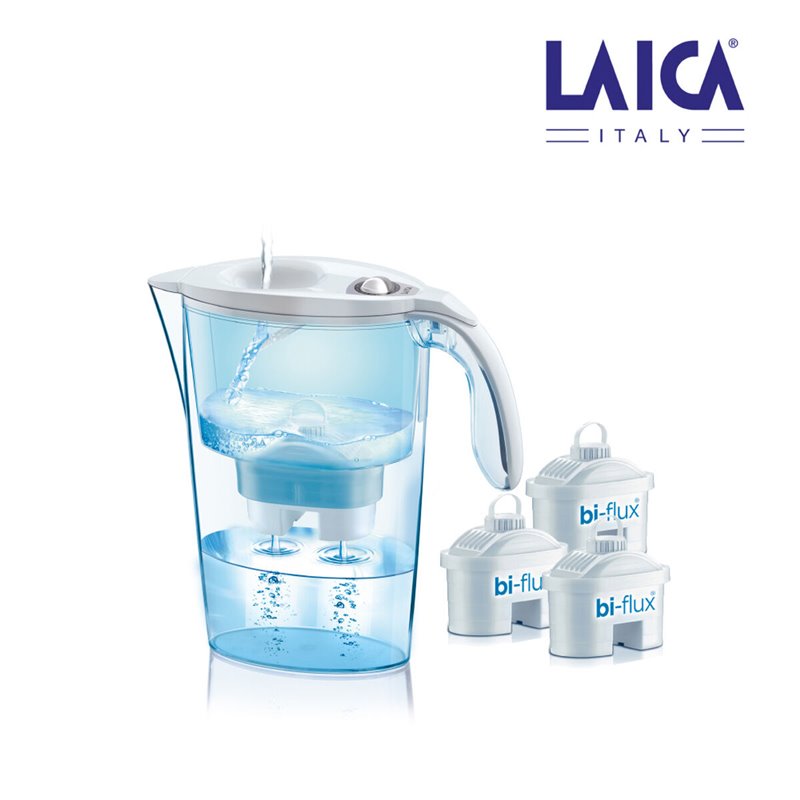 Image secondaire de Carafe Filtrante LAICA J9047W2 Blanc Pack Filtres x 3