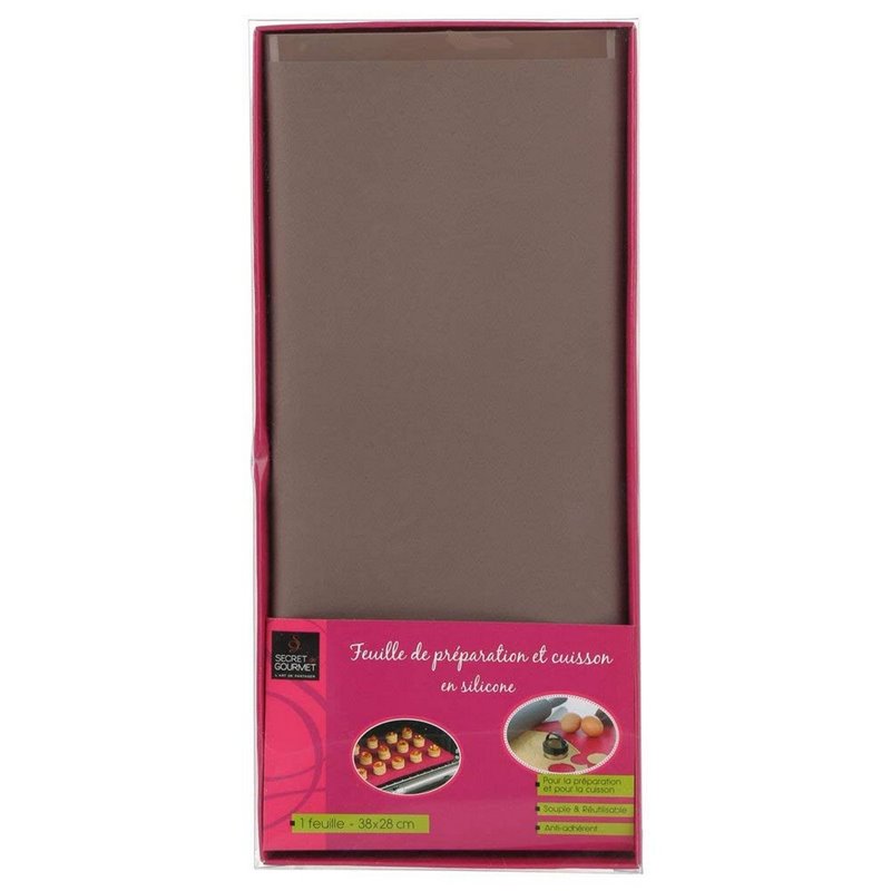 Image secondaire de Tapis de cuisson Secret de Gourmet Four Gris Silicone 38 x 28 cm