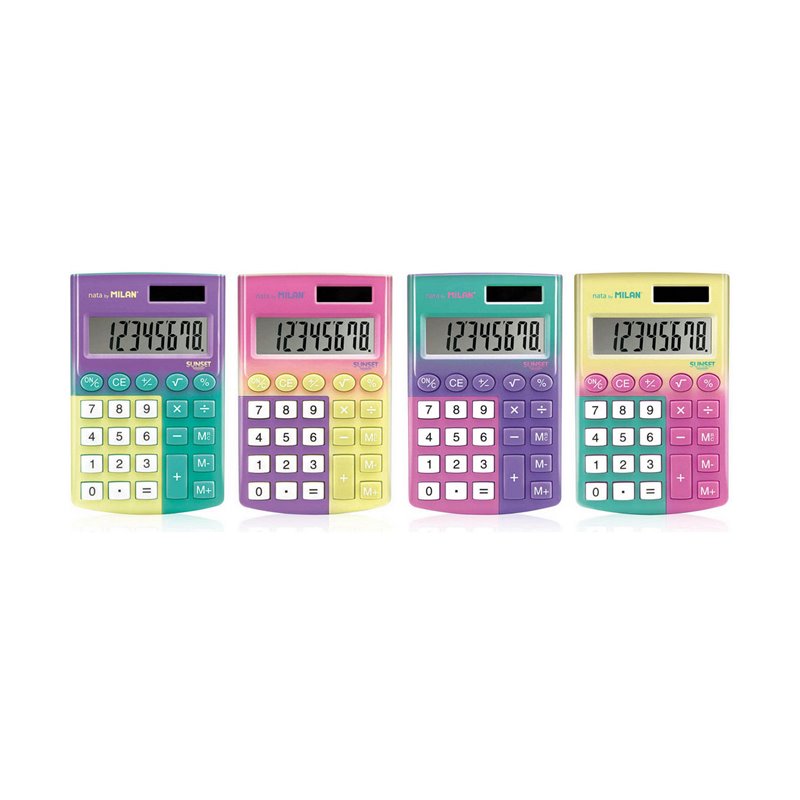 Image secondaire de Calculatrice Milan pokcket Sunset PVC