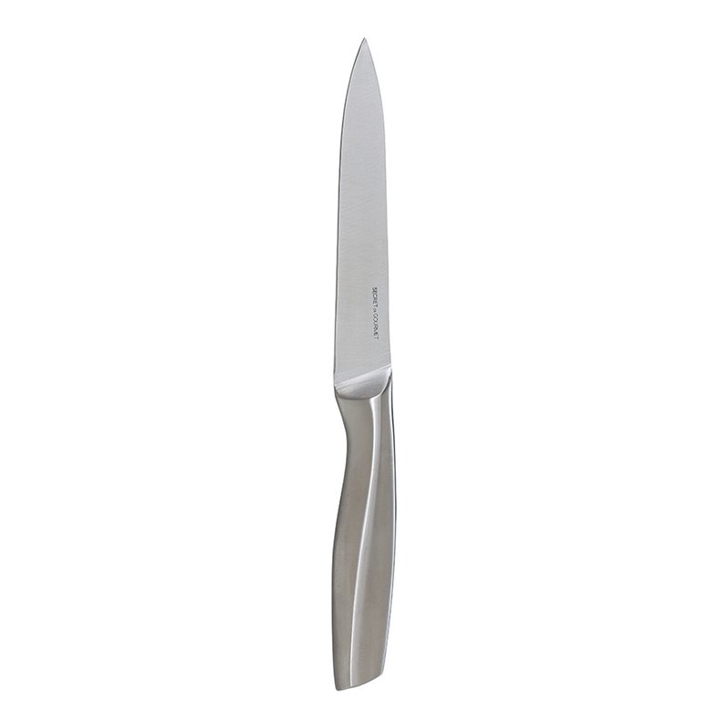 Couteau de cuisine Secret de Gourmet Argenté Acier inoxydable 24,5 cm