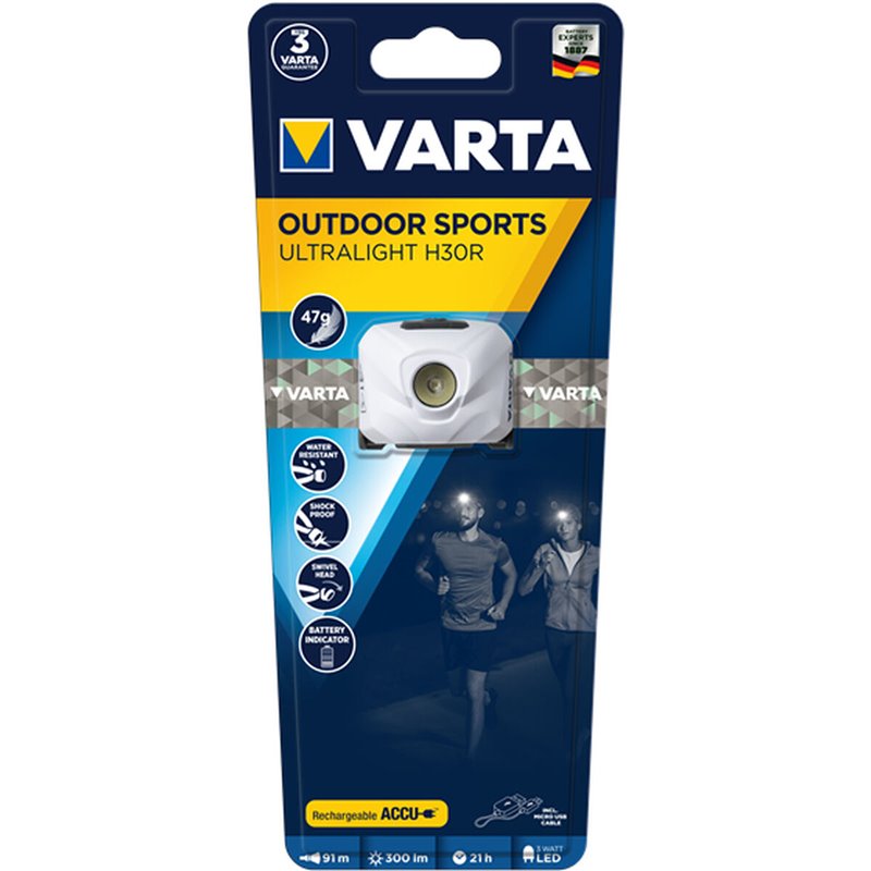 Image secondaire de Varta ULTRALIGHT H30R Blanc Lampe frontale LED