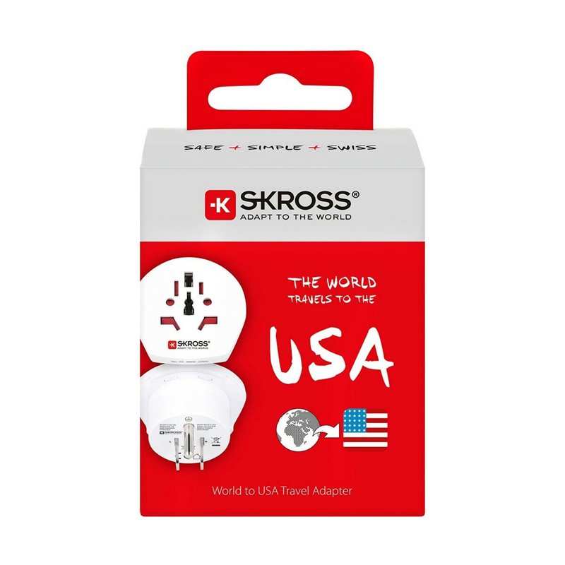 Image secondaire de Adaptateur de courant Skross 1.500221-E États-Unis International