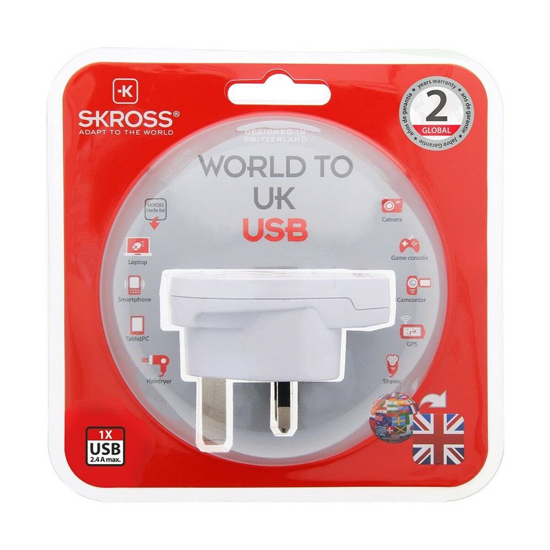 Image secondaire de Adaptateur de courant Skross 1500267 United Kingdom International 1 x USB