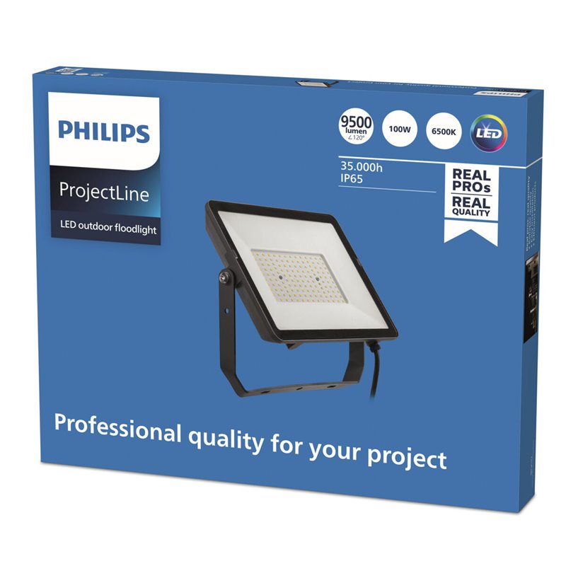 Image secondaire de Philips 8719514954625 Projecteur 100 W LED Noir