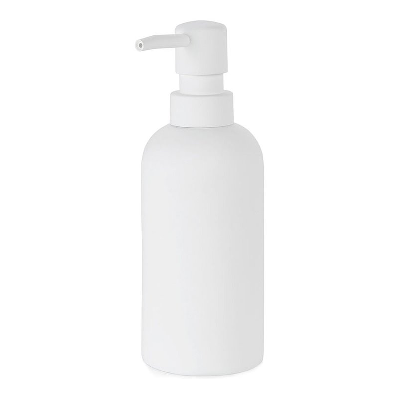 Distributeur de Savon Andrea House Mat Blanc ABS 330 ml Polyrésine (Ø 6,5 x 18,5 cm)