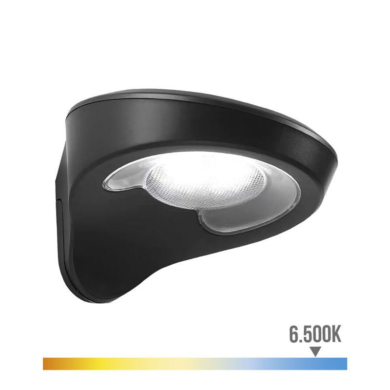 Image secondaire de Applique LED EDM Solaire Capteur de Mouvement 155 Lm Noir 1,8 W (6500 K)