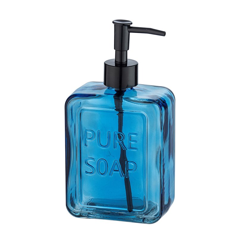 Distributeur de Savon Wenko Pure Soap 550 ml Bleu verre