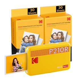 Imprimante photo Kodak MINI 2 RETRO P210RYK60 Jaune 109,99 €
