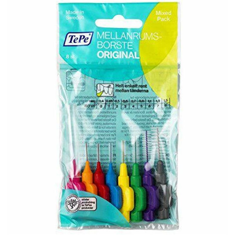 Brosses interdentaires Tepe Multicouleur (8 Pièces)