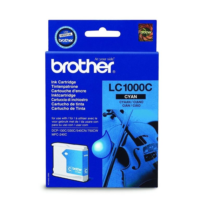 Brother LC1000C cartouche d'encre 1 pièce(s) Original Cyan