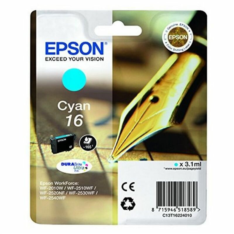 Cartouche d'encre originale Epson 16 Cyan