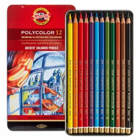 Crayons de couleur Michel Polycolor Multicouleur 12 Pièces 25,99 €