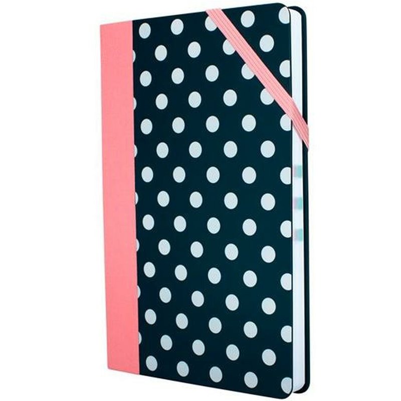 Carnet de Notes Milan Paperbook Blanc Noir 21 x 14,6 x 1,6 cm