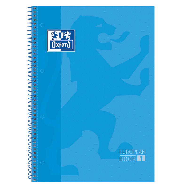 Cahier Oxford European Book Turquoise A4 5 Pièces