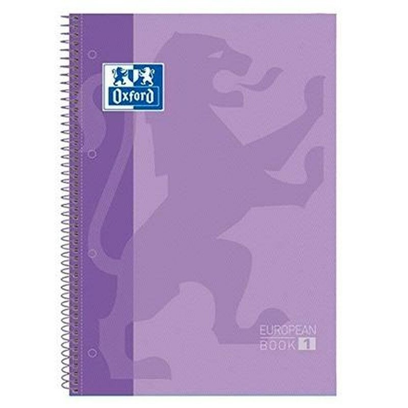 Cahier Oxford European Book Mauve A4 5 Pièces