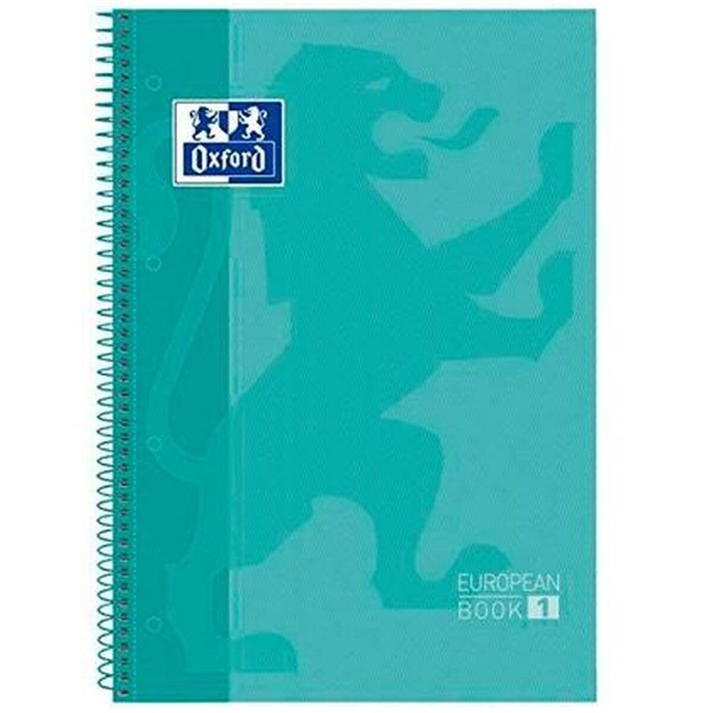 Cahier Oxford European Book Menthe A4 5 Pièces