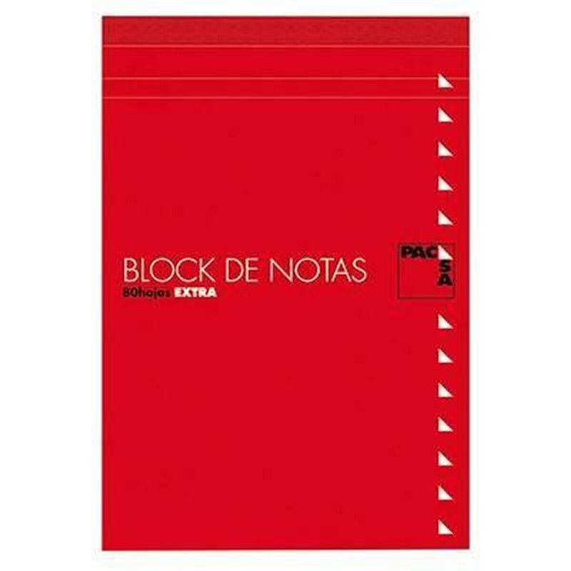 Bloc de Notes Pacsa 4 mm 80 Volets 1/8