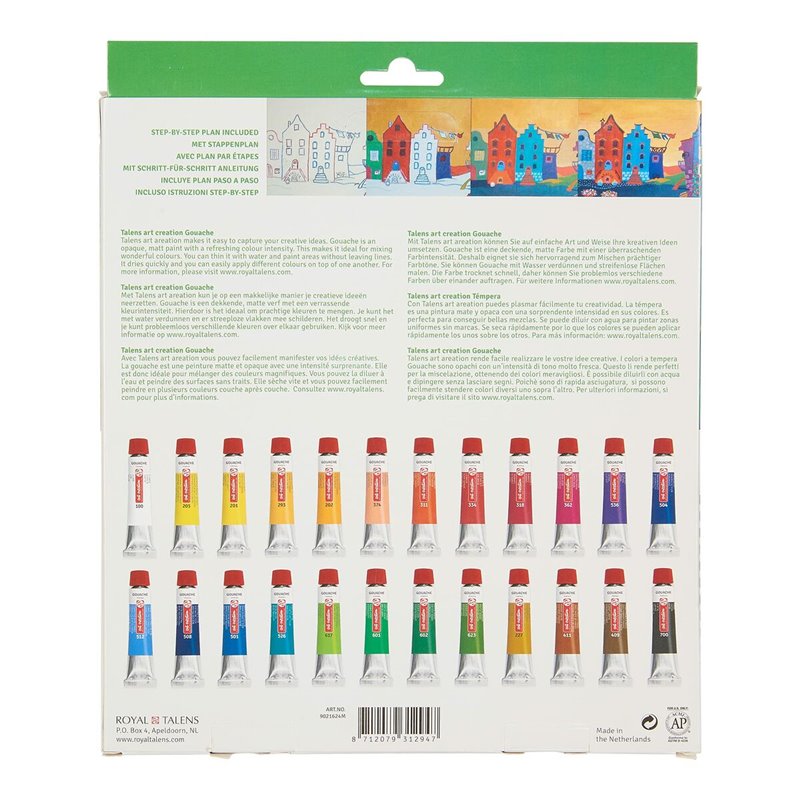 Image secondaire de Gouache Talens Art Creation 24 Pièces Multicouleur 12 ml