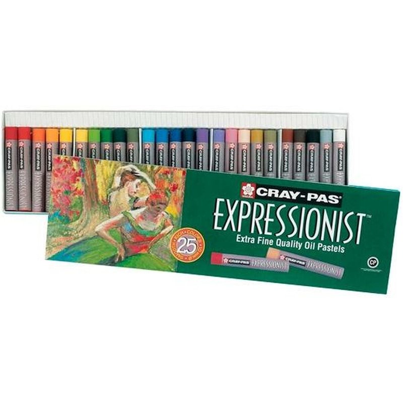 Jeu de craies pastel douces Talens Sakura CRAY-PAS EXPRESSIONIST 25 Pièces Multicouleur