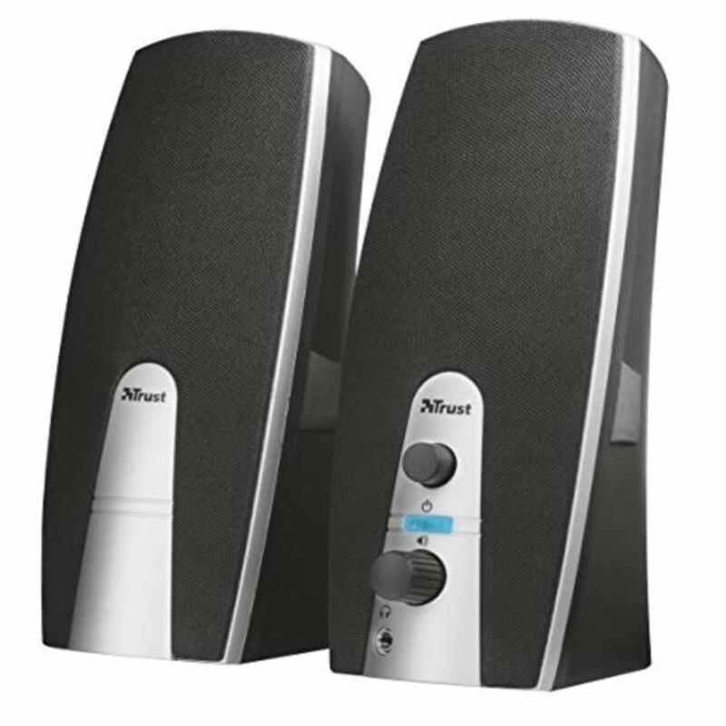 Image secondaire de Trust MiLa 2.0 Speaker Set haut-parleur Noir, Argent Avec fil 5 W