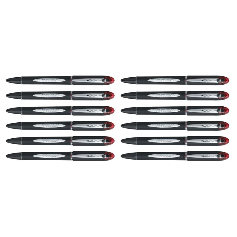 Biros à encre liquide Uni-Ball Rollerball Jestsream SX-210 Rouge 12 Unités