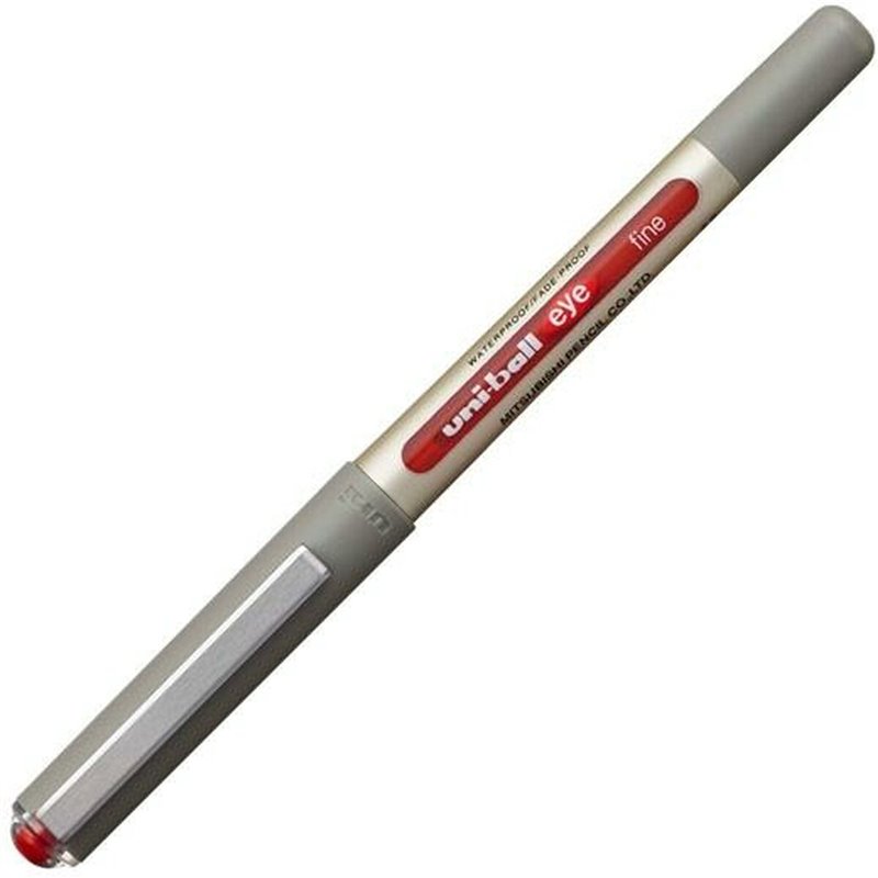 Stylo à encre liquide Uni-Ball Rollerball Eye Fine UB-157 Rouge 0,7 mm (12 Pièces)