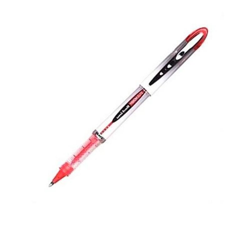 Stylo à encre liquide Uni-Ball Vision Elite UB-205 Rouge 0,4 mm (12 Pièces)