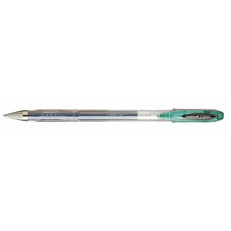 Stylo à encre liquide Uni-Ball Rollerball Signo Basicos UM-120 Vert 0,5 mm (12 Pièces)