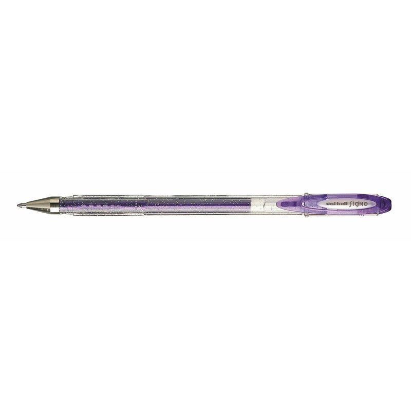 Stylo à encre liquide Uni-Ball Sparkling UM-120SP Violet 0,5 mm (12 Pièces)