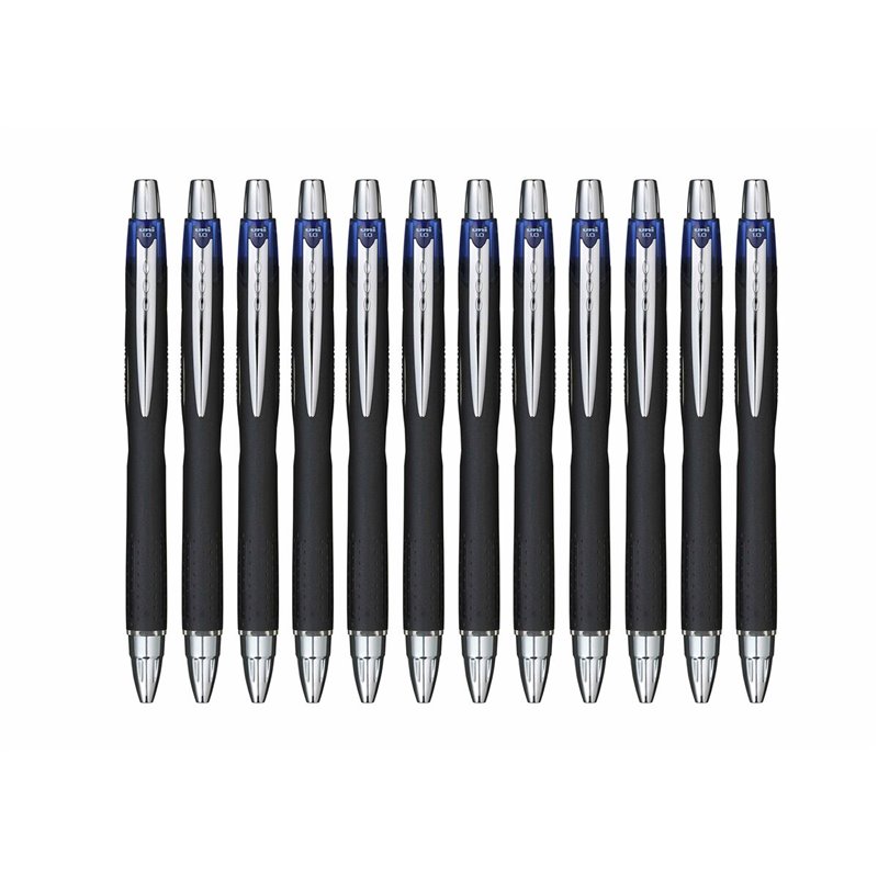 Stylo à encre liquide Uni-Ball Rollerball Jetstream SXN-210 Bleu 1 mm (12 Pièces)